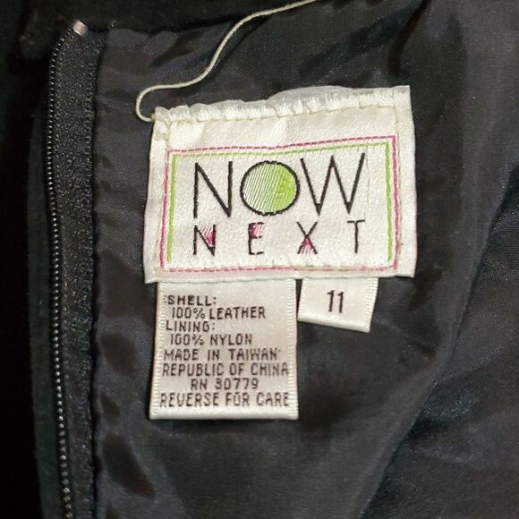 Now Next, Not Worn, Black Swede Skirt, Size 11 - Picture 5 of 7